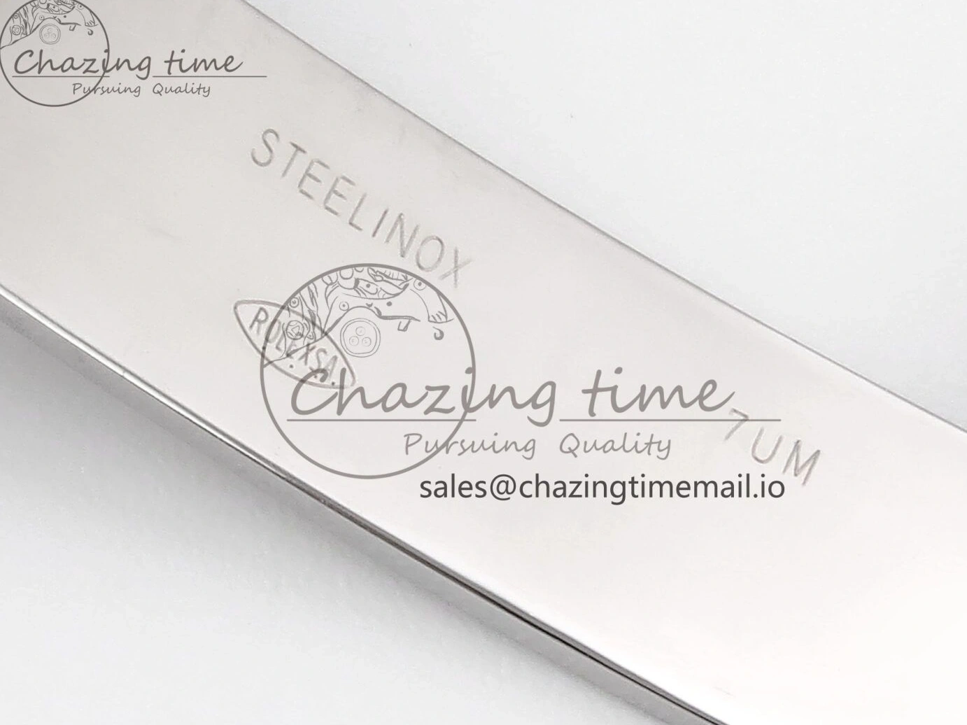 MiroTime 0131 GoodFit DateJust 41 126334 EWEF Best Edition Gray Dial Green Roman on Oyster Bracelet A 1054